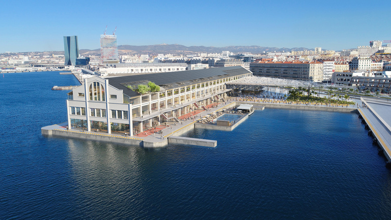 Reichen & Robert - ADIM Provence, la Banque des Territoires et RR&A réaménageront l'ancienne halle maritime, le J1 à Marseille !